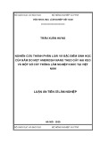 Luận án Tiến sĩ Lâm nghiệp: Nghiên cứu thành phần loài và đặc điểm sinh học của nấm do mọt Ambrosia mang theo gây hại keo và một số cây trồng lâm nghiệp khác tại Việt Nam
