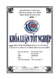 Khóa luận Tốt nghiệp: Phân tích tình hình quản lý và sử dụng tài sản tại công ty cổ phần dịch vụ Nam Thiên