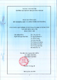 Báo cáo tổng kết đề tài khoa học và công nghệ cấp trường: Tối ưu hóa quá trình cắt dây tia lửa điện lỗ rãnh then vật liệu SKD11 qua tôi