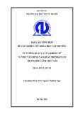 Đề tài nghiên cứu khoa học cấp trường: Tư tưởng quản lý của Khổng Tử và việc vận dụng vào việc quản trị nhân lực trong bối cảnh Việt Nam