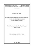 Tóm tắt Luận án Tiến sĩ Y học: Nghiên cứu đặc điểm lâm sàng, cận lâm sàng và kết quả điều trị ngoại khoa cường tuyến cận giáp
