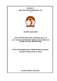Luận văn Thạc sĩ Quản lý công: Luân chuyển công chức lãnh đạo, quản lý các cơ quan chuyên môn thuộc Uỷ ban nhân dân huyện Tân Sơn, tỉnh Phú Thọ