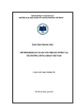 Luận văn Thạc sĩ Kinh tế: Mô hình định giá tài sản vốn theo xu hướng tại thị trường chứng khoán Việt Nam