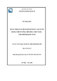 Luận văn Thạc sĩ Quản trị kinh doanh: Quản trị quan hệ khách hàng tại Ngân hàng TMCP Công thương Việt Nam – Chi nhánh Kon Tum