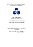 Tiểu luận môn Biến đổi khí hậu: Biến đổi khí hậu gây ra nhiều hiện tượng cực đoan ở Tây Nguyên