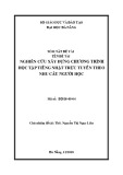 Báo cáo tóm tắt đề tài khoa học và công nghệ cấp ĐH: Nghiên cứu xây dựng chương trình học tập tiếng Nhật trực tuyến theo nhu cầu của người học