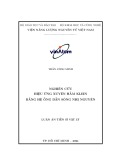 Luận án Tiến sĩ Vật lý: Nghiên cứu hiệu ứng xuyên hầm Klein bằng hệ ống dẫn sóng nhị nguyên