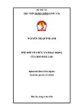 Luận văn Thạc sĩ Quản lý công: Đổi mới tổ chức và hoạt động của Báo Đắk Lắk