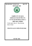 Tóm tắt Luận án Tiến sĩ Dược học: Nghiên cứu tác dụng chống đái tháo đường của lá cây Xấu hổ (Mimosa pudica L.) trên thực nghiệm