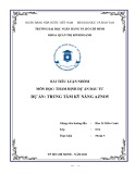 Tiểu luận Thẩm định dự án đầu tư: Dự án trung tâm kỹ năng AZNO5