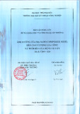Báo cáo tổng kết đề tài khoa học và công nghệ cấp trường: Ảnh hưởng của mạ Nano Composite Nikel đến chất lượng gia công và tuổi bền của dụng cụ cắt