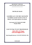 Luận văn Thạc sĩ Quản trị kinh doanh: Tạo động lực làm việc cho người Lao động tại Ban Quản lý dự án Đầu tư Xây dựng quận Cầu Giấy