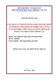 Tóm tắt Luận án Tiến sĩ Kỹ thuật: Ứng dụng lý thuyết đồng nhất hóa để phân tích trạng thái phân bố nhiệt độ và ứng suất do nhiệt thủy hóa xi măng trong bê tông cốt thép công trình cầu