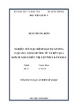 Tóm tắt Luận án Tiến sĩ Y học: Nghiên cứu đặc điểm mật độ xương, X-quang, cộng hưởng từ và kết quả bơm xi măng điều trị xẹp thân đốt sống