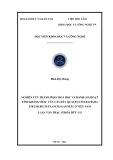 Luận văn Thạc sĩ Hóa hữu cơ: Nghiên cứu thành phần hoá học và đánh giá hoạt tính kháng viêm của cây dây quai bị (Testratigma strumarium (Planch.) Gagnep.) ở Việt Nam