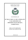 Khóa luận tốt nghiệp đại học ngành Kỹ thuật hình ảnh y học: Kỹ thuật chụp cắt lớp vi tính đa dãy và đặc điểm hình ảnh phình động mạch chủ bụng tại Bệnh viện E