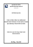 Tóm tắt luận văn Thạc sĩ Quản trị kinh doanh: Tăng cường công tác kiểm soát thanh toán vốn đầu tư xây dựng cơ bản qua kho bạc Nhà nước Đà Nẵng