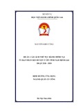 Luận văn Thạc sĩ Quản lý công: Cải cách thủ tục hành chính tại Uỷ ban nhân dân huyện Ý Yên, Tỉnh Nam Định giai đoạn 2024 - 2030