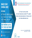 Báo cáo khoa học: Kỹ thuật khảo sát mạch máu nội sọ trong chụp cộng hưởng từ