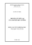 Khoá luận Tốt nghiệp Đại học: Truyện cổ viết lại của Nguyễn Huy Tưởng