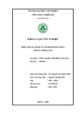 Khoá luận tốt nghiệp Công nghệ chế biến lâm sản: Thiết kế sản phẩm tủ áo bốn buồng dùng trong phòng ngủ