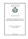 Khóa luận tốt nghiệp: Đánh giá hiệu quả khởi phát chuyển dạ bằng Propess tại Bệnh viện phụ sản Hà Nội