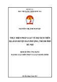 Đề án tốt nghiệp Luật Hiến pháp và Luật Hành chính: Thực hiện pháp luật về hộ tịch trên địa bàn huyện Đan Phượng, thành phố Hà Nội