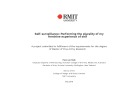 Master's thesis of Fine Art: Self-surveillance: Performing the plurality of my feminine experience of self