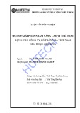 Khóa luận tốt nghiệp Quản trị kinh doanh: Một số giải pháp nhằm nâng cao vị thế hoạt động cho công ty cổ phần Nhà Việt Nam giai đoạn (2012-2015)