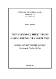 Khoá luận tốt nghiệp Đại học: Thời gian nghệ thuật trong ca dao thề nguyền người Việt