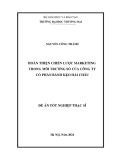 Đề án Tốt nghiệp Thạc sĩ: Hoàn thiện chiến lược Marketing trong môi trường số của Công ty Cổ phần Bánh kẹo Hải Châu