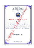 Khóa luận tốt nghiệp: Ứng dụng phương pháp IPA đo lường chất lượng dịch vụ thông tin di động của trung tâm kinh doanh VNPT Thừa Thiên Huế