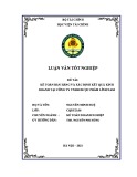 Luận văn tốt nghiệp: Kế toán bán hàng và xác định kết quả kinh doanh tại Công ty TNHH Dược phẩm Lĩnh Nam