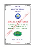 Khóa luận tốt nghiệp: Phân tích hiệu quả hoạt động sản xuất kinh doanh của Công ty cổ phần Sợi Phú Nam