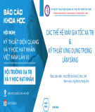 Báo cáo khoa học: Các thế hệ máy gia tốc xạ trị và kỹ thuật ứng dụng trong lâm sàng