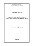 Đề án Tốt nghiệp Thạc sĩ: Chiến lược phát triển sản phẩm của Tổng Công ty Giải pháp Doanh nghiệp Viettel