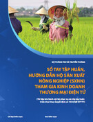 Sổ tay tập huấn, hướng dẫn hộ sản xuất nông nghiệp tham gia kinh doanh thương mại điện tử