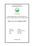 Khóa luận tốt nghiệp: Đánh giá hiện trạng nước thải sinh hoạt tại ký túc xá A Trường Đại học Nông Lâm Thái Nguyên